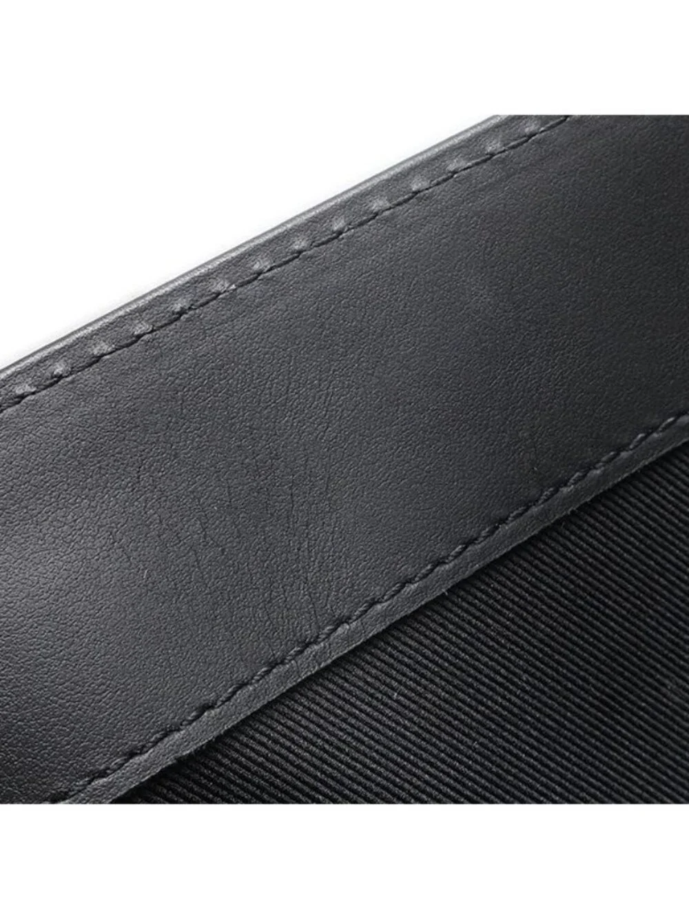 Louis Vuitton 2-Way Sac Plat Leather Taurillon Black Tote Bag
